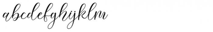 Lattoria Script Regular Font LOWERCASE