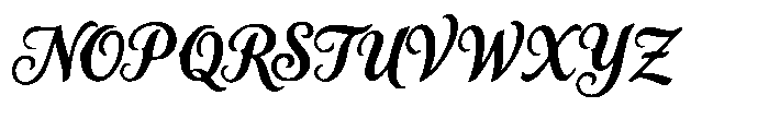 Latuna Gloss Font UPPERCASE