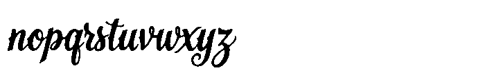 Latuna Gloss Font LOWERCASE