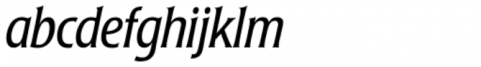 Laudatio Cond Light Italic Font LOWERCASE