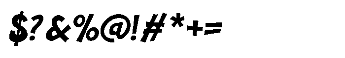 Laughing Matters Italic Font OTHER CHARS