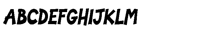 Laughing Matters Italic Font UPPERCASE