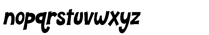 Laughing Matters Italic Font LOWERCASE