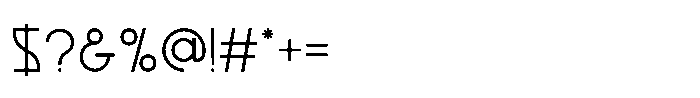 Launry Font OTHER CHARS