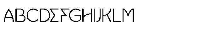 Launry Font UPPERCASE