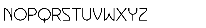 Launry Font UPPERCASE