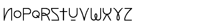 Launry Font LOWERCASE