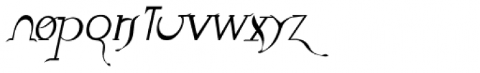 Laureatus Italic Font LOWERCASE