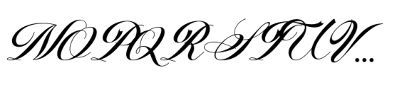 Laurente Script Variable Pro Black Font UPPERCASE