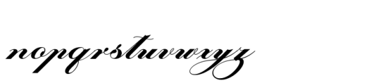 Laurente Script Variable Pro Black Font LOWERCASE