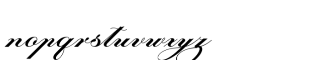 Laurente Script Variable Pro Bold Font LOWERCASE