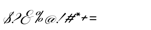 Laurente Script Variable Pro Extra Bold Font OTHER CHARS