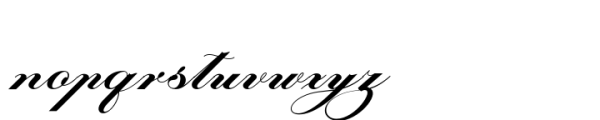 Laurente Script Variable Pro Extra Bold Font LOWERCASE