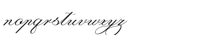 Laurente Script Variable Pro Extra Light Font LOWERCASE