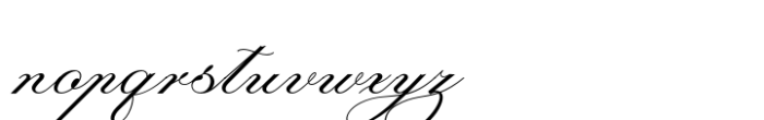 Laurente Script Variable Pro Light Font LOWERCASE