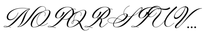 Laurente Script Variable Pro Medium Font UPPERCASE