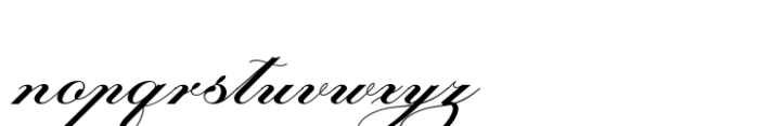 Laurente Script Variable Pro Semi Bold Font LOWERCASE