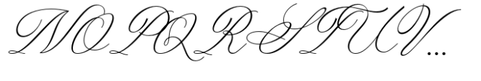 Laurente Script Variable Pro Thin Font UPPERCASE