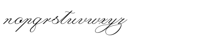 Laurente Script Variable Pro Thin Font LOWERCASE