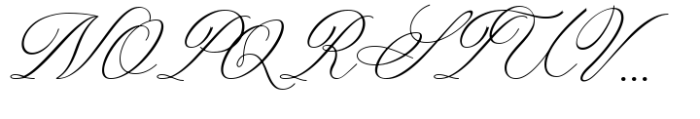 Laurente Script Variable Pro Variable Font UPPERCASE