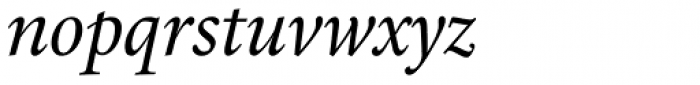 Laurentian Pro Italic Font LOWERCASE