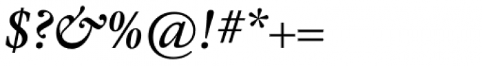 Laurentian Pro SemiBold Italic Font OTHER CHARS