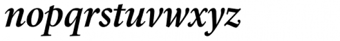 Laurentian SemiBold Italic Font LOWERCASE