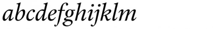 Laurentian Std Italic Font LOWERCASE