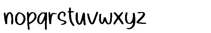 Lautan Kasih Font LOWERCASE