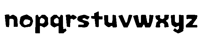 Lava Lounge Font LOWERCASE