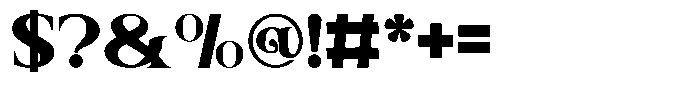 Lavache Black Font OTHER CHARS