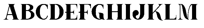 Lavache Black1 Font UPPERCASE