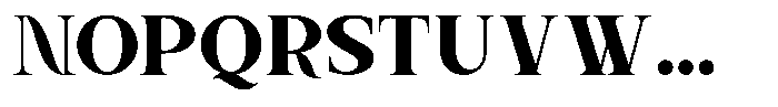 Lavache Black1 Font LOWERCASE