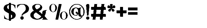 Lavache Bold Font OTHER CHARS