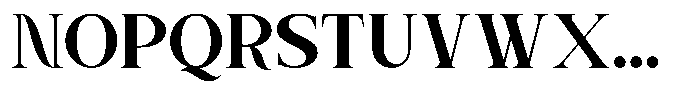 Lavache Bold Font LOWERCASE