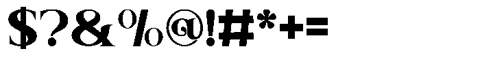 Lavache Extra Bold Font OTHER CHARS