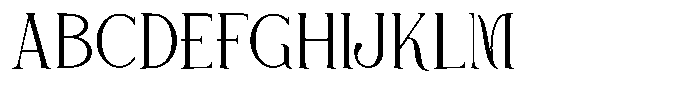 Lavache Extra Light Font UPPERCASE