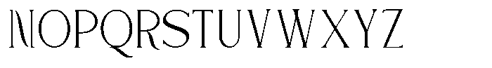 Lavache Thin Font LOWERCASE