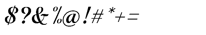 Lavenia Font OTHER CHARS