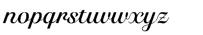 Lavenia Font LOWERCASE