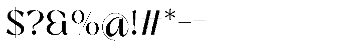 Lavenir Font OTHER CHARS
