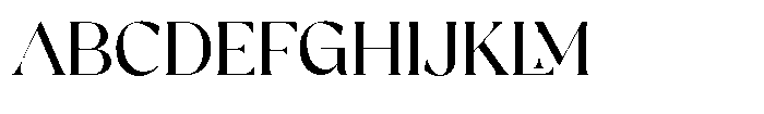 Lavenir Font UPPERCASE