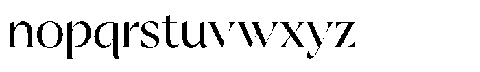Lavenir Font LOWERCASE