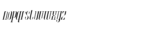 Laverick Fragile Italic Font LOWERCASE