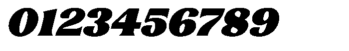 Laviossa Nova Black Italic Font OTHER CHARS
