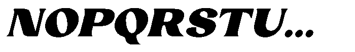 Laviossa Nova Black Italic Font UPPERCASE