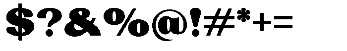 Laviossa Nova Black Font OTHER CHARS