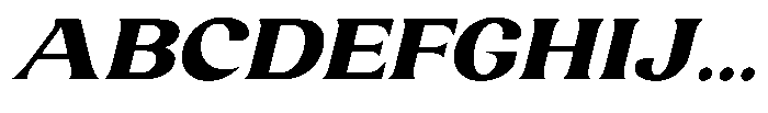 Laviossa Nova Bold Italic Font UPPERCASE