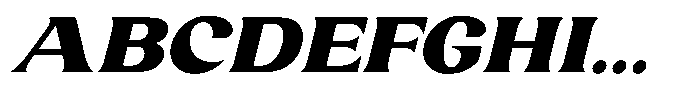 Laviossa Nova Extra Bold Italic Font UPPERCASE