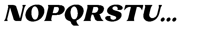 Laviossa Nova Extra Bold Italic Font UPPERCASE